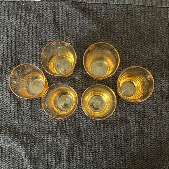 Vintage MCM Set of 6 Liqueur Glasses - Picture 4 of 8